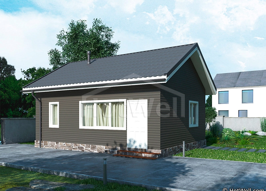 Дом из СИП панелей «Чехов 3»